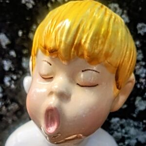 Weiss Ceramic Angel Bird Feeder